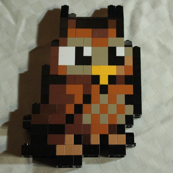 8-Bit Owl Wall Art - Picture 1 of 2